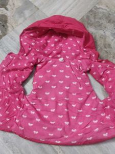 Gap reversible Cute Pink Hooded Vest