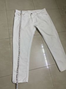 Men Diesel White Denim Jeans