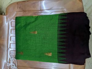 Premium Kalyani Cotton Green Saree