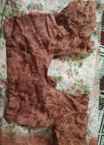 Brown Saree