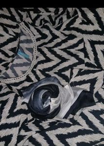 Elegant Printed Anarkali Kurta Set