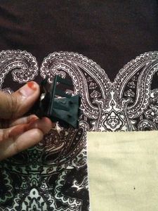 Black Flower Hair Clip