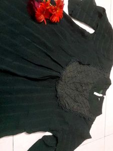 Elegant Black Ethnic Gown