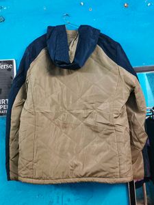 Color Block Puffer Jacket Stylish