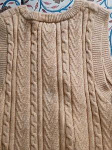 Cable Knit Sweater Vest