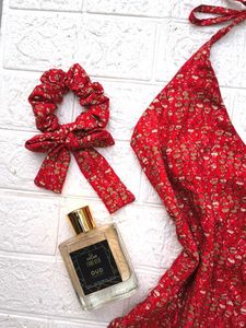 Festive Halter Neck Short Kurti🎀