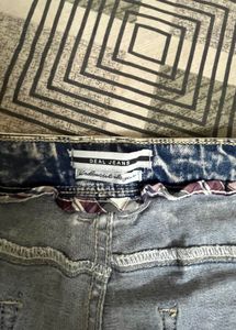 Acid Wash Denim Jeans