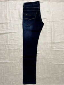 Dark Blue Jeans Slim Fit Denim Pants