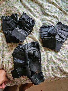 3 Workout Gloves - Black