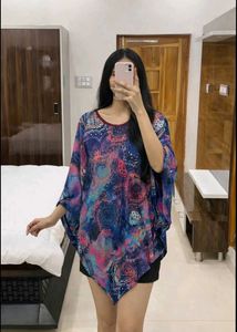Stylish Multicolor Kaftan Top