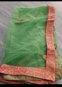 Peach Embroidered Lehenga choli