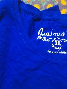 Brand: Jealous 21. XL. Stretchable. Fitted. Ladies Tshirt. Latest Fashion.