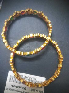 Beautiful Embelised Kada Pair