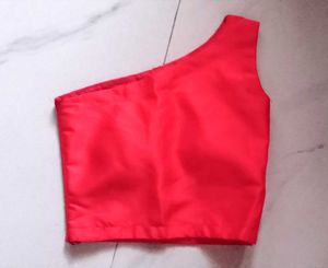 Pink One-Shoulder Top