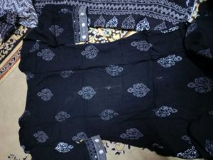 Black Kurti + Duppata