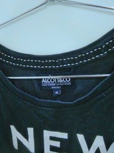 MENS BLACK ROUND NECK TSHIRT