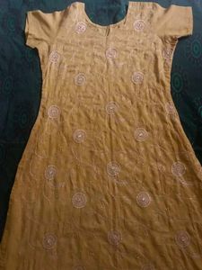 Light Green Embroidery Kurta