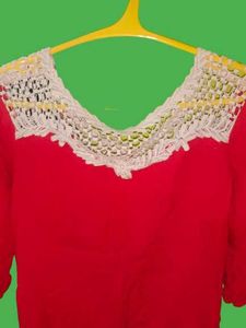 Red Cotton Top