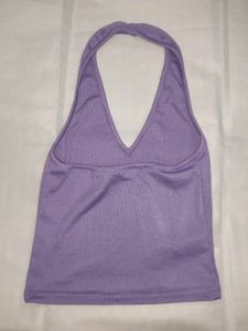 Lavender Halter Top (CN)