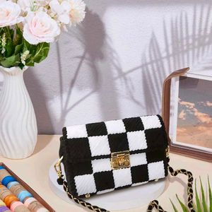 Checkered Crossbody Bag