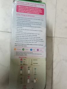 Baby Feeding 150ml Bottle 🍼 With Nipple, 🥄
