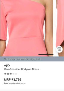 One Shoulder Dress