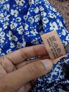 Blue A Line Dress