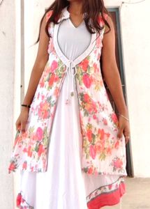 Floral Print Kurta
