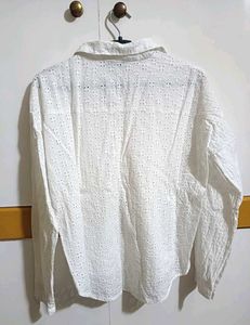 White Embroidered Shirt