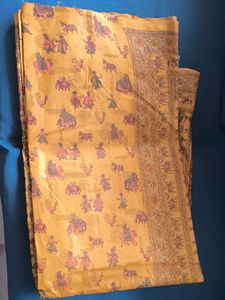 Tussar Silk Saree With Out Blouse.