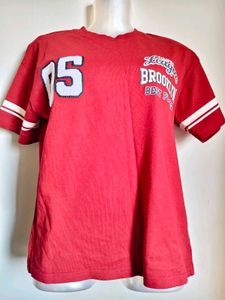 Red Brooklyn League T-Shirt