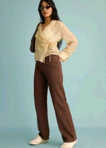 Brown Straight Fit Jeans 🤎✨️