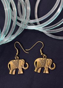 Rajasthani Elephant Earring 🦢