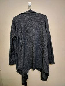 Grey Textured Shrug