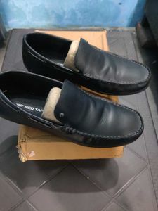 Red Tape orignal new Blue Leather Loafers