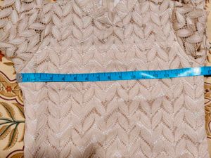 Tan Netted Top
