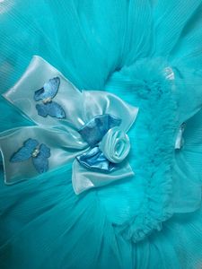 Cute Turquoise Tulle Dress