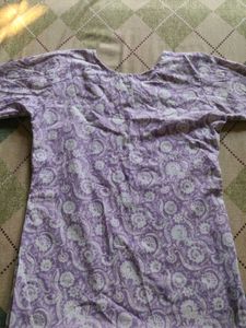 Floral Lavender Tunic Top
