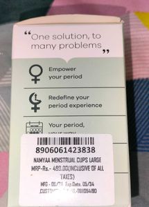 Namyaa Ultra Reusable Menstrual Cup