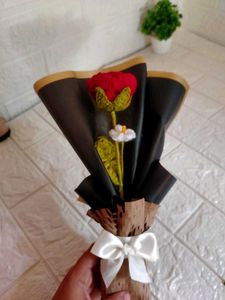 Crochet Rose Bouquet