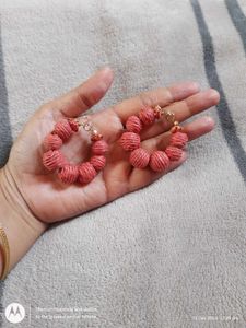 Combo Of Handmade Earings With Ring