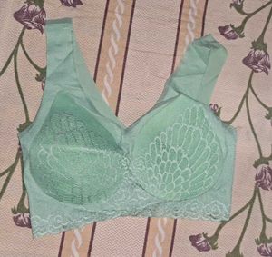 Net Floral Bra