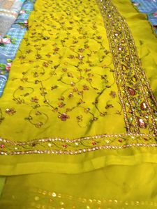 Elegant Yellow Saree