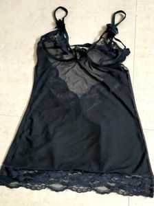 sexy short backless night dress