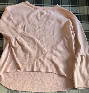 Pink Bell Sleeve sweater