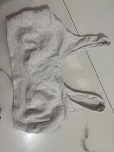 White And Grey Sports Bra - Size media