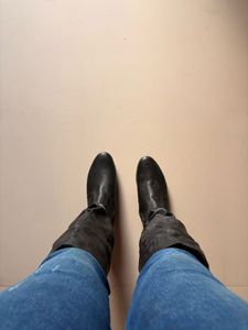 Black Knee-High Boots
