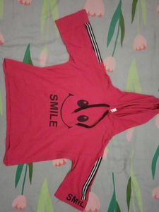 Pink Smile Graphic Tee