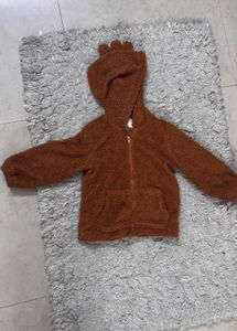 Kookie kids Brown Bear Hoodie