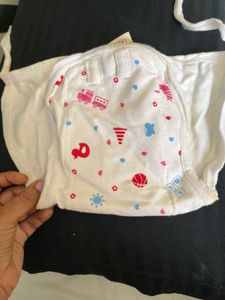 2 Cotton Diapers &amp; Unused Nappie